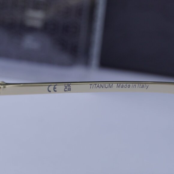 Philipp Plein SPP106M 08FF Aviator Sunglasses – Gold/Green Gradient - Picture 9 of 10